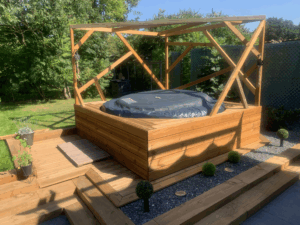 Terrasse Spa Champenoux – Dalles Plots Traverses Paysagères Habillage